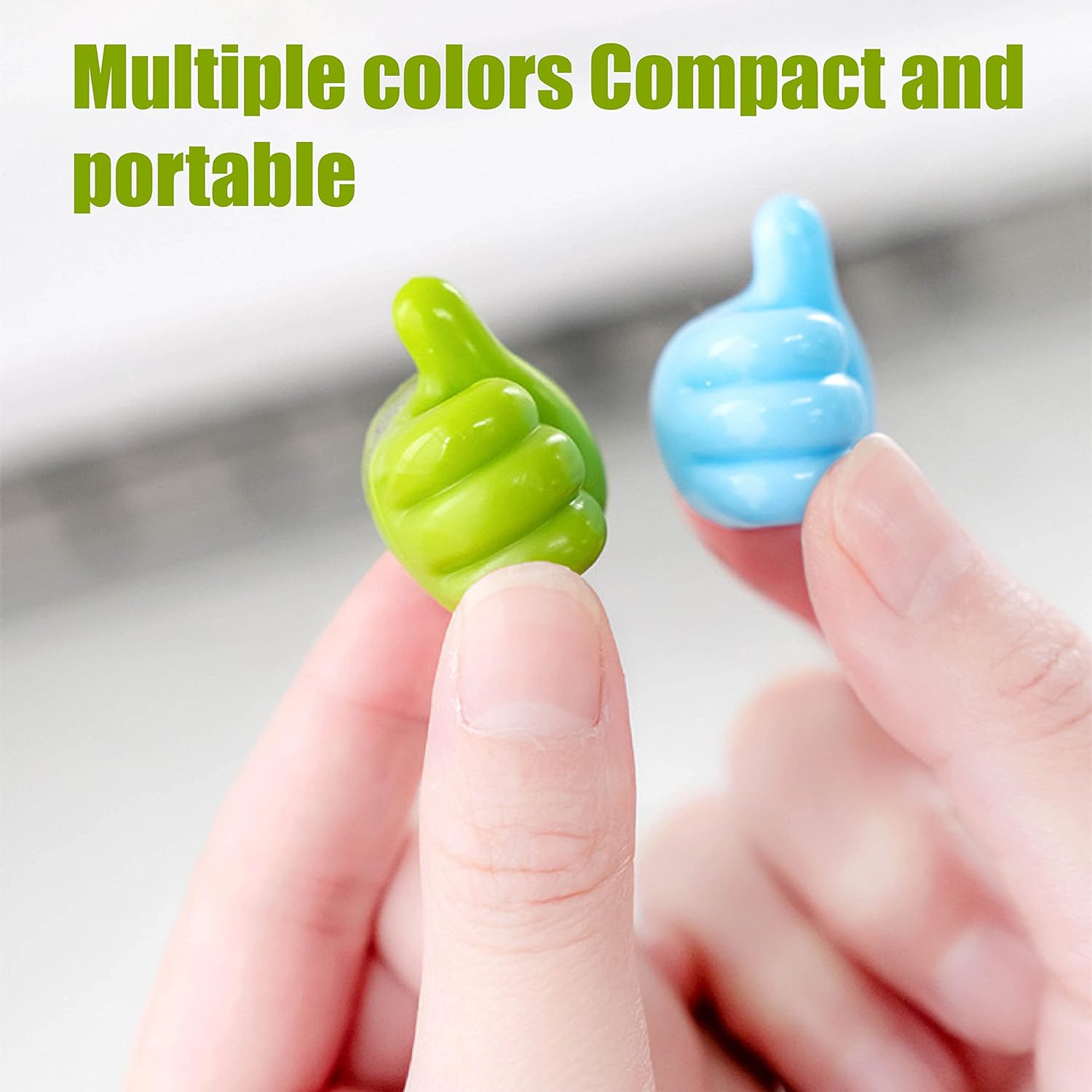 9117 Thumb Cable Clips,Cord Holder Multi-Functional Wall Hooks Cable Organizer Cable Management for Desk Home Office Car Multi Color (Pack Of 10) 9117 Thumb Cable Clips,Cord Holder Multi-Functional Wall Hooks Cable Organizer Cable Management for Desk Home Office Car Multi Color (Pack Of 10)